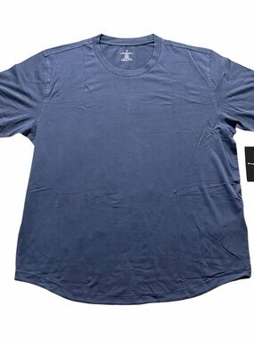 NEW Fabletics The 24 7 T-Shirt Men’s XXL Deep Navy Short Sleeve